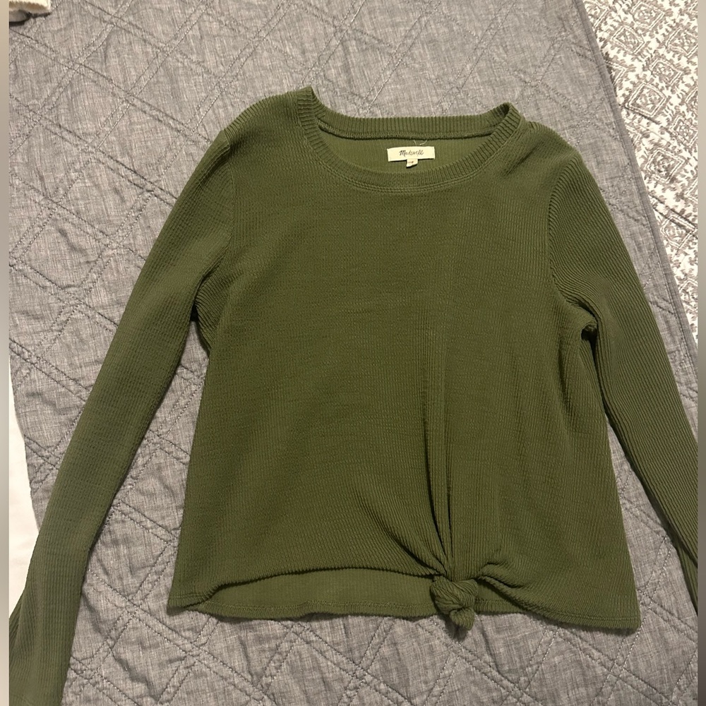 Madewell Green Sweater